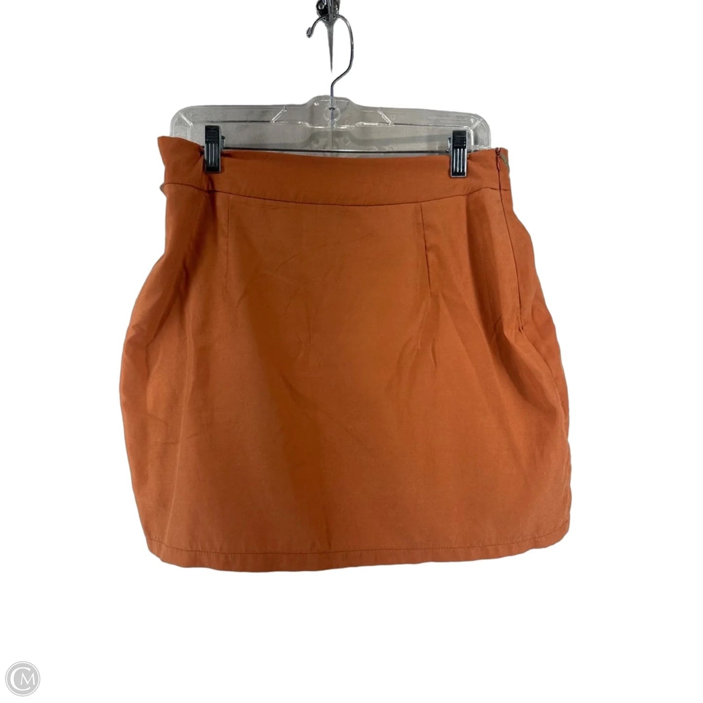 Skirt Mini & Short By Shein In Orange, Size: L