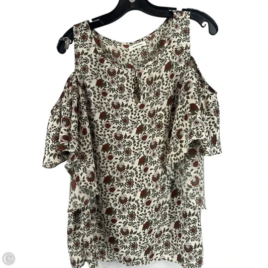 Top Short Sleeve By Max Studio In Multi-colored, Size: Xl