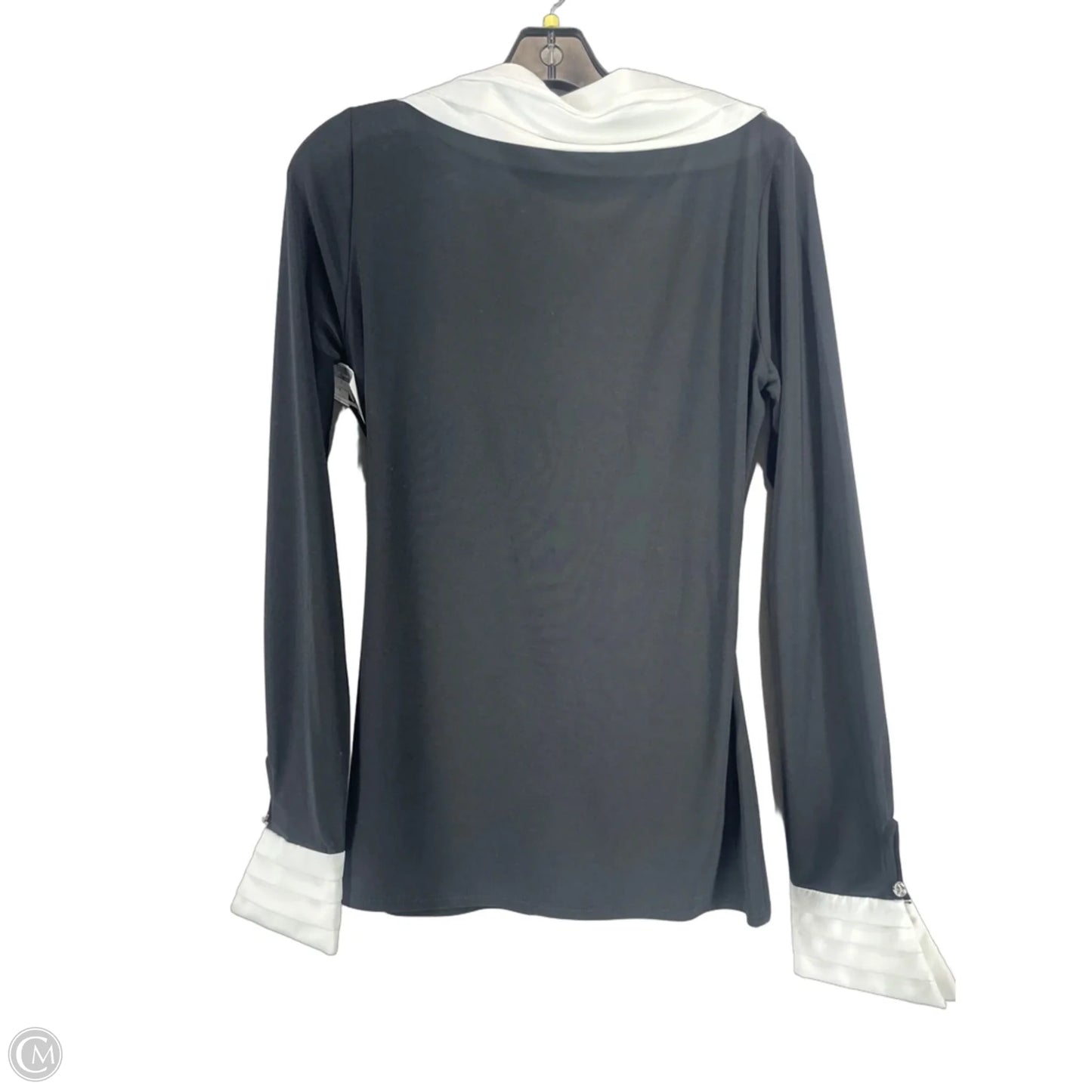 Top Long Sleeve By White House Black Market In Black, Size: M