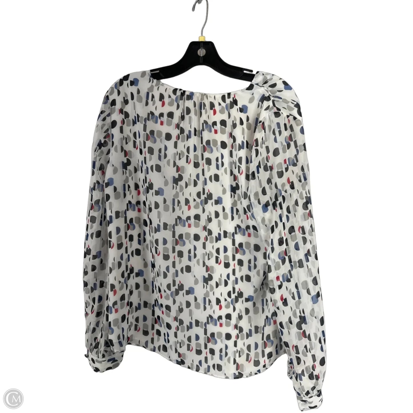 Top Long Sleeve By White House Black Market In White, Size: 8