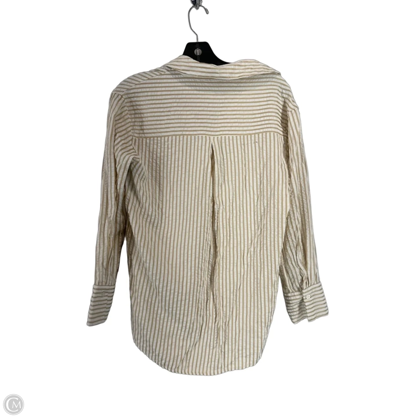 Top Long Sleeve By Clothes Mentor In Striped Pattern, Size: S