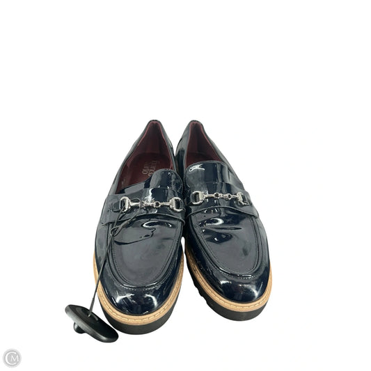 Shoes Flats By Franco Sarto In Navy, Size: 10