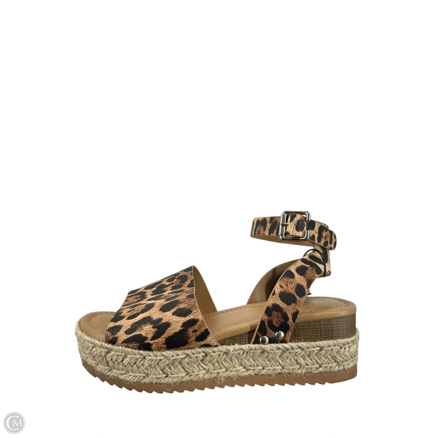 Shoes Flats By Soda In Animal Print, Size: 7.5