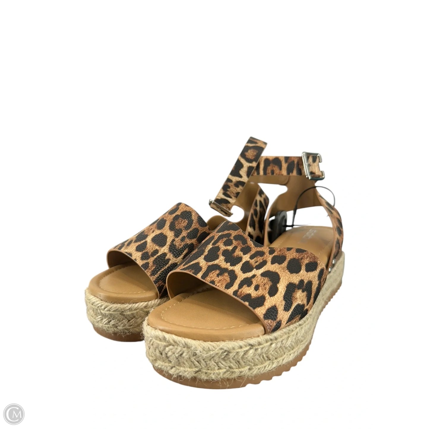 Shoes Flats By Soda In Animal Print, Size: 7.5