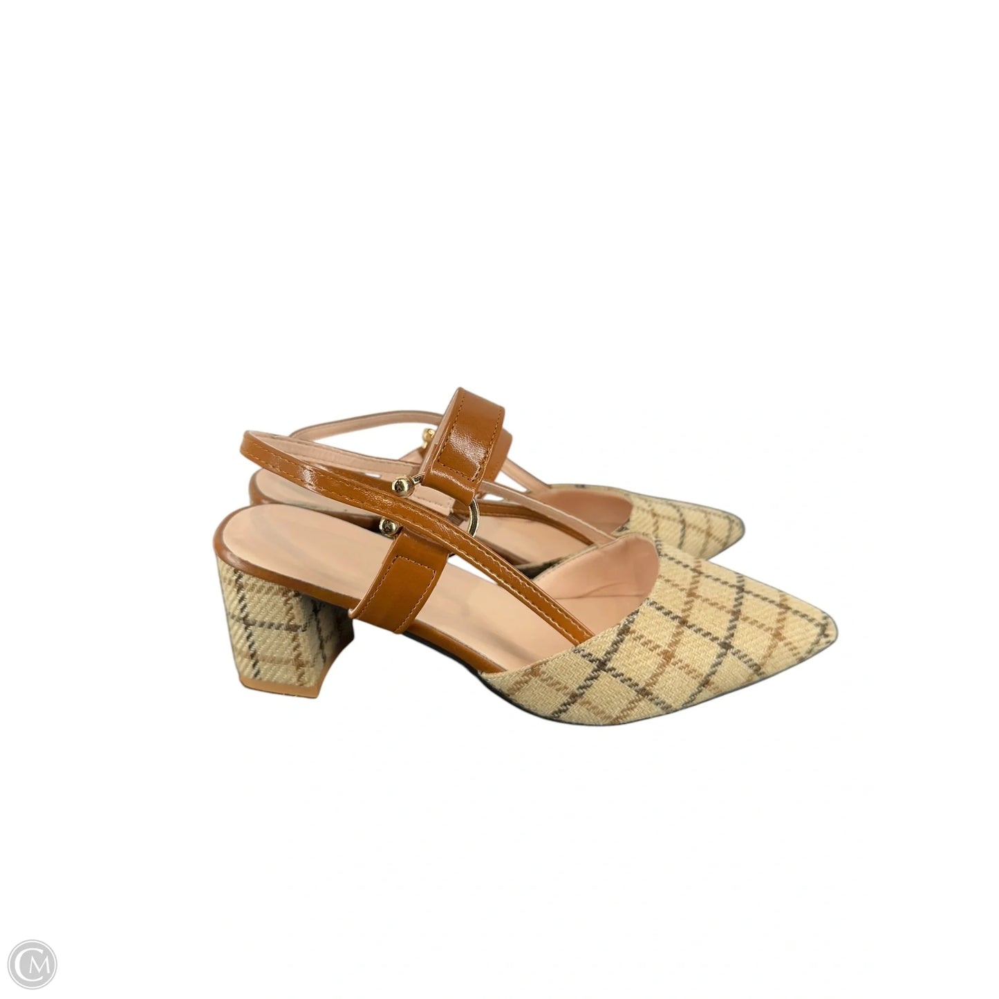 Shoes Heels Block By Clothes Mentor In Brown, Size: 9