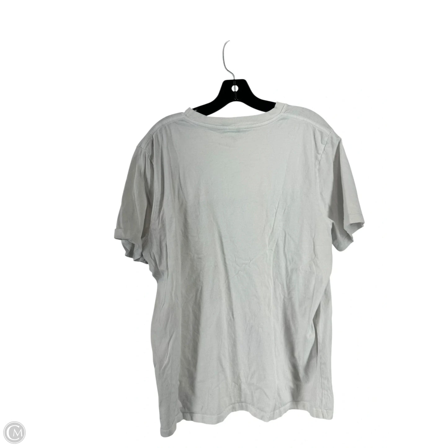 Top Short Sleeve Designer By All Saints In White, Size: L