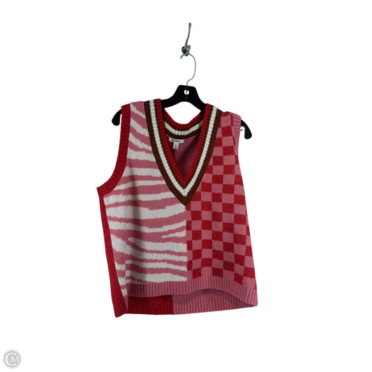 Vest Other By Versona In Pink, Size: Xl