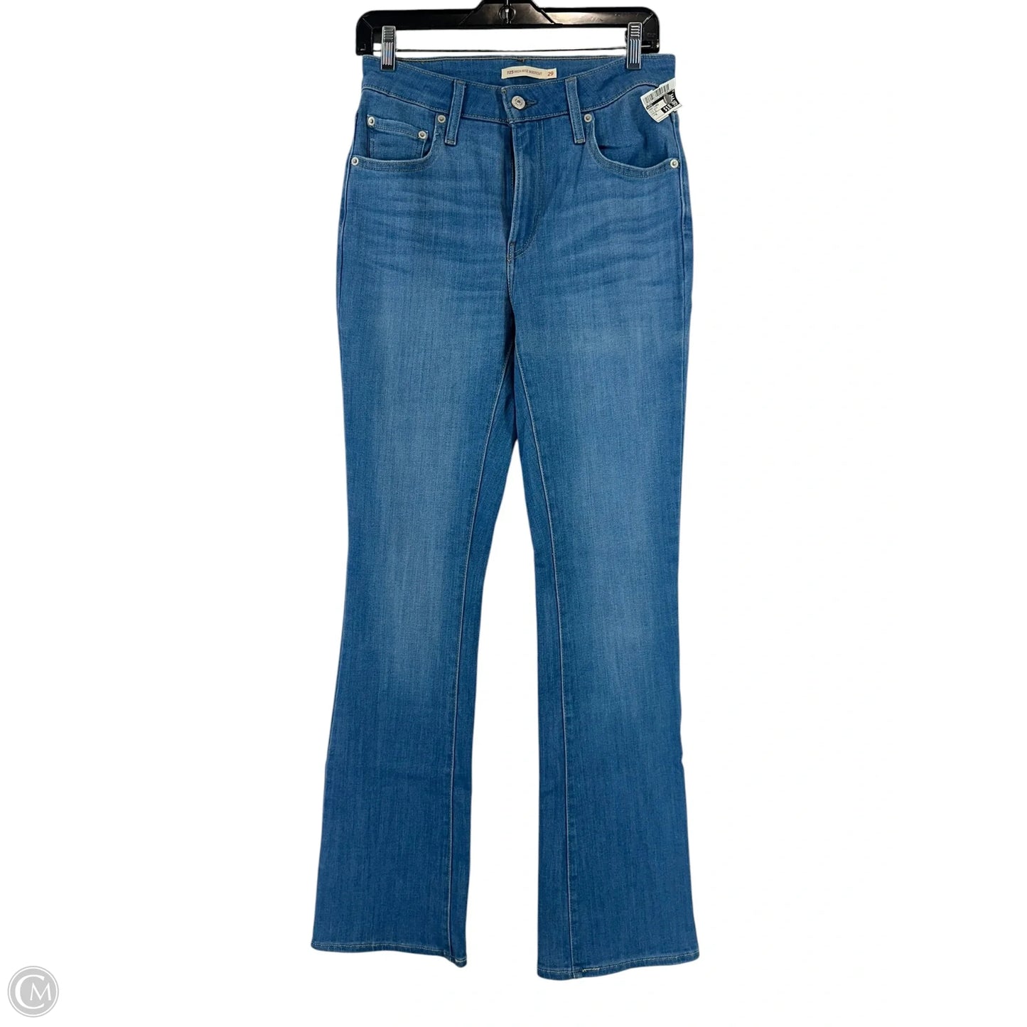 Jeans Flared By Levis In Blue Denim, Size: M