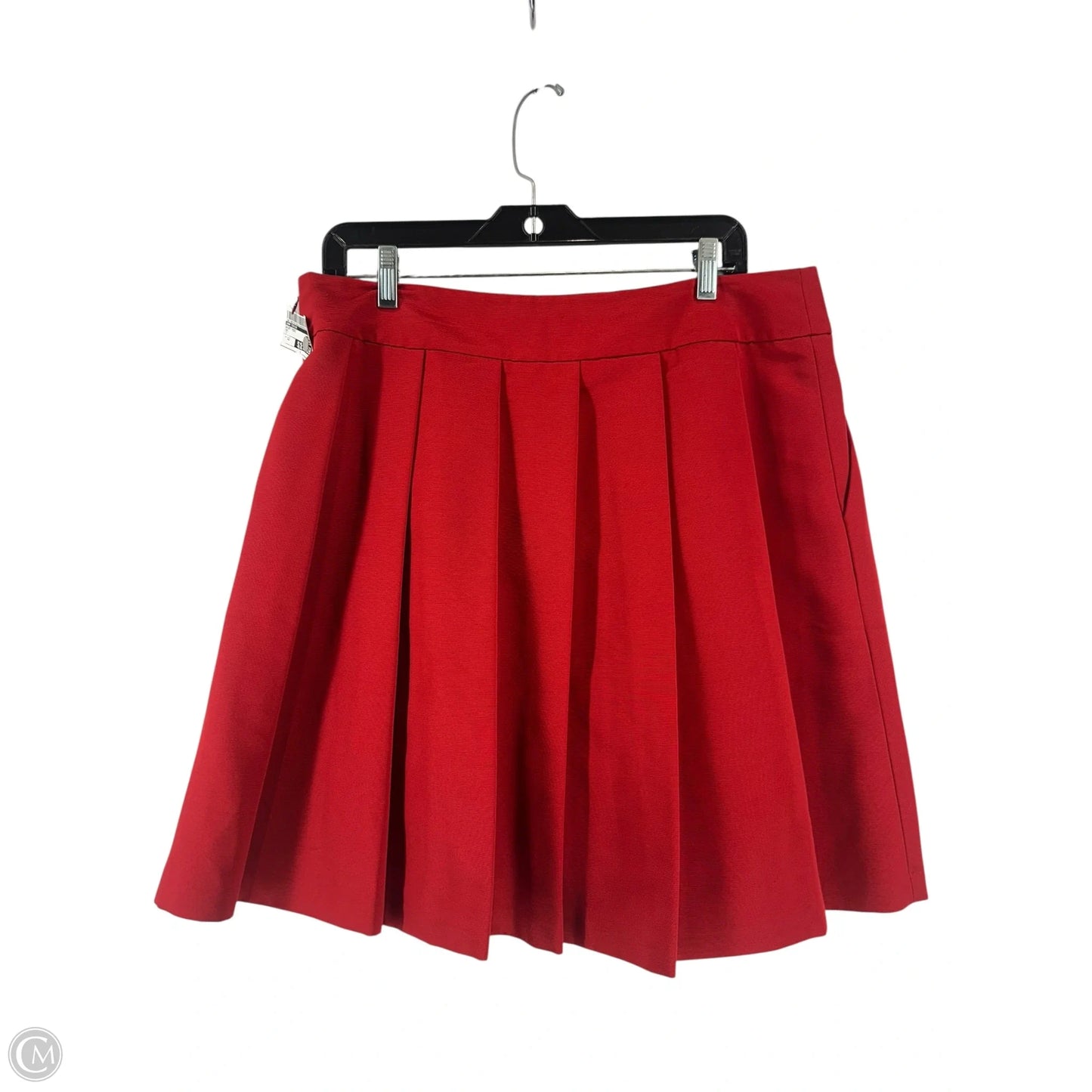 Skirt Midi By Ann Taylor In Red, Size: 12