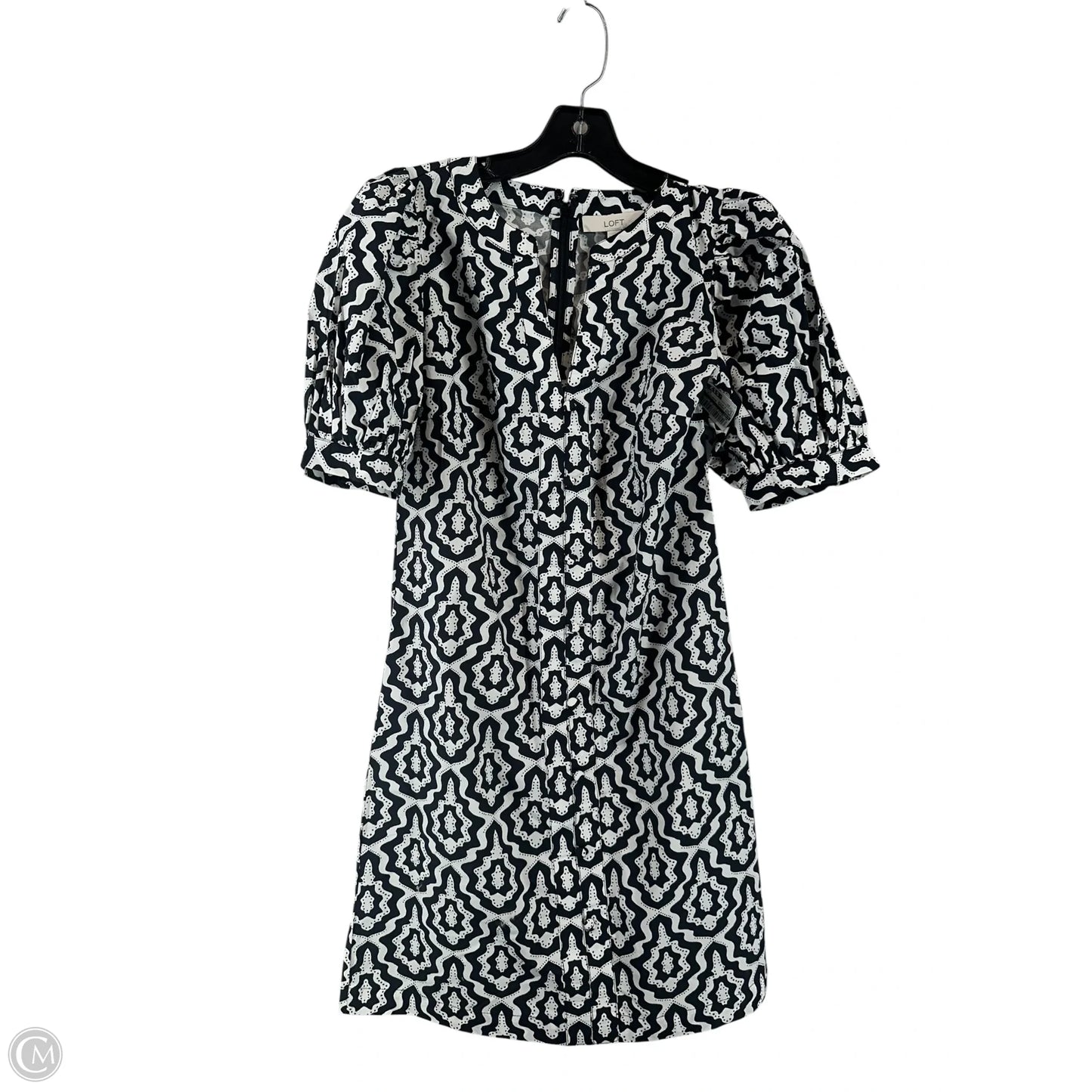 Dress Casual Short By Loft In Black & White, Size: Xs