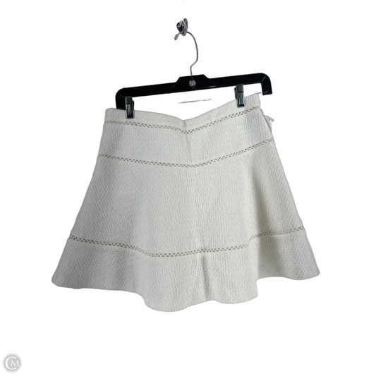 Skirt Mini & Short By Banana Republic In White, Size: 2