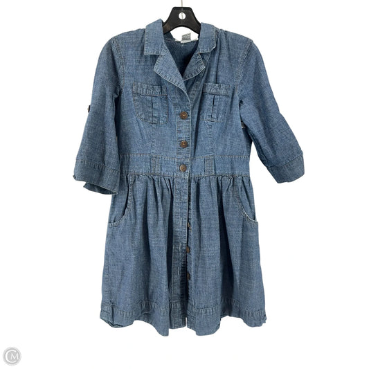 Dress Casual Short By Wdny In Blue Denim, Size: M