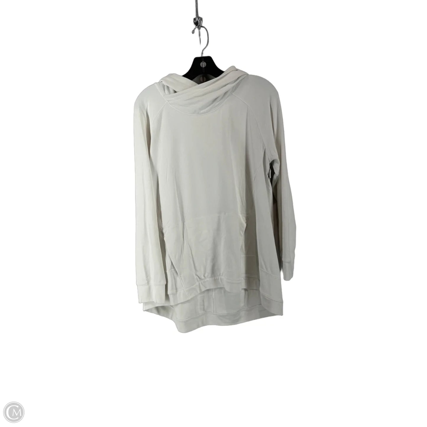 Athletic Jacket By Lululemon In White, Size: M