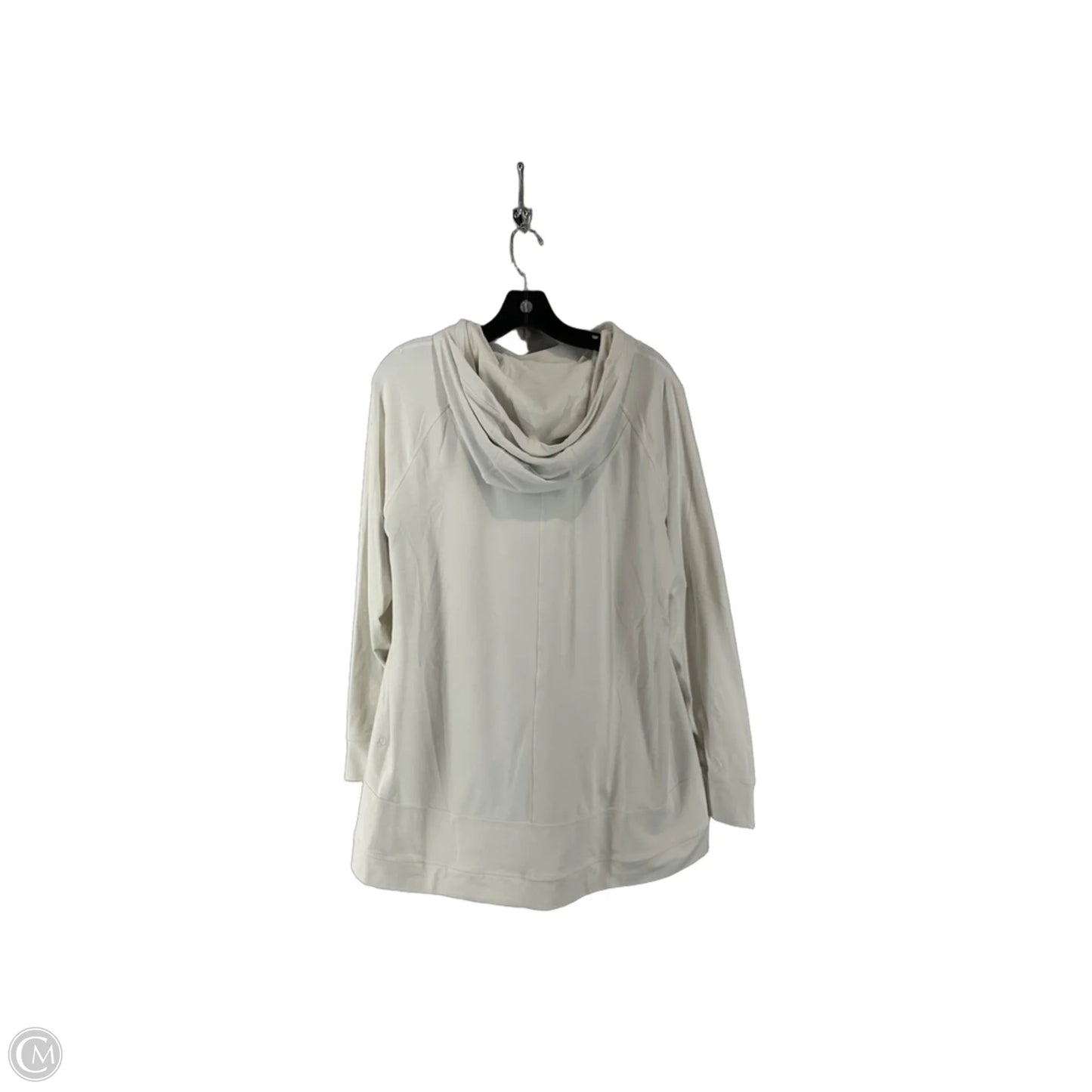 Athletic Jacket By Lululemon In White, Size: M