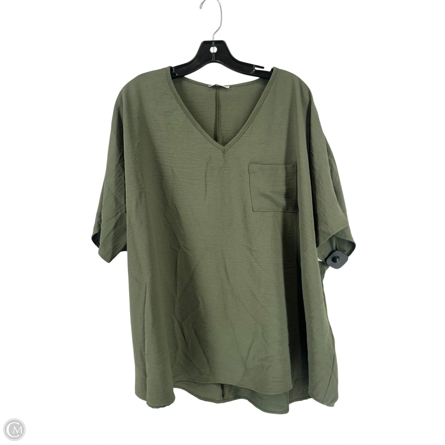 Top Short Sleeve By Jodifl In Green, Size: M