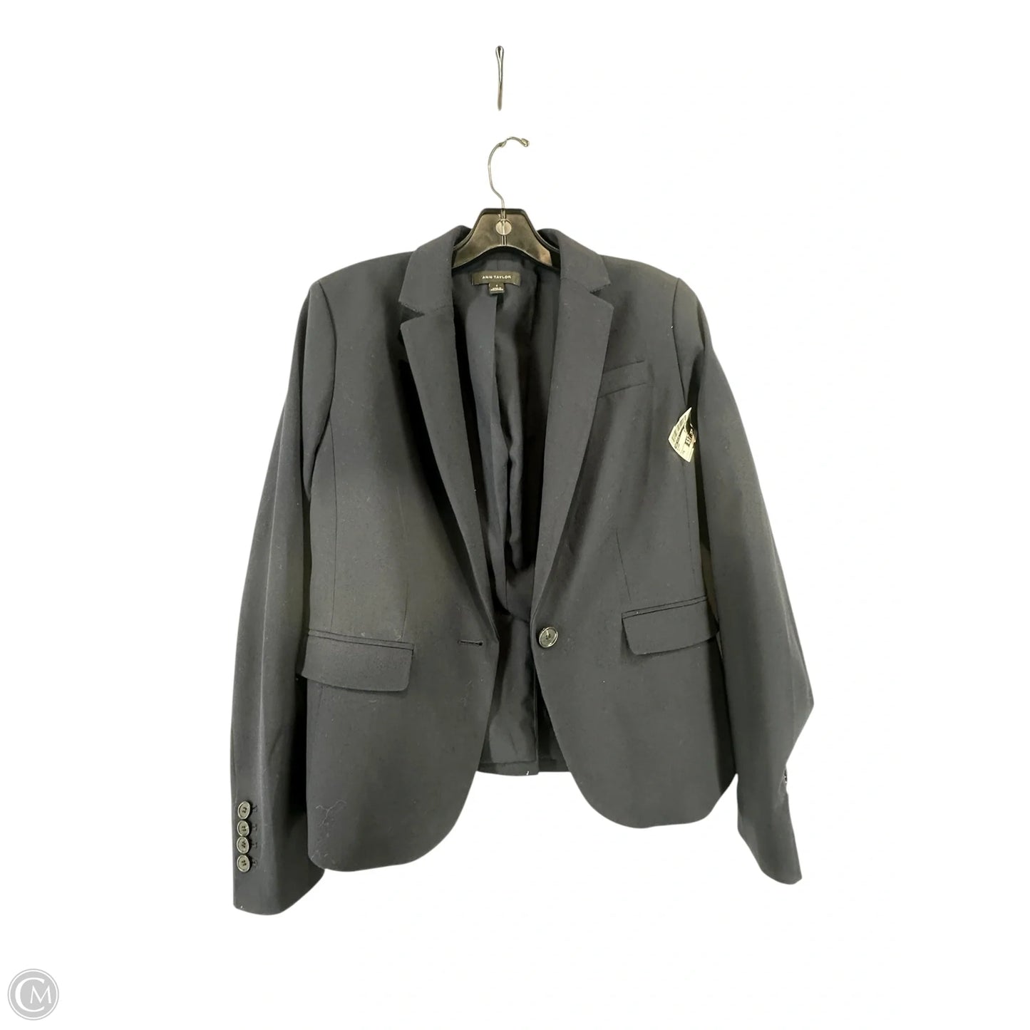 Blazer By Ann Taylor In Navy, Size: 4