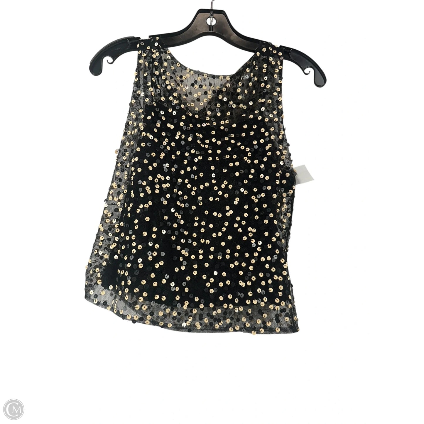 Top 2pc Sleeveless By Poleci In Black, Size: S