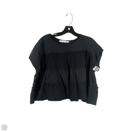 Top Short Sleeve By Altard State In Black, Size: L