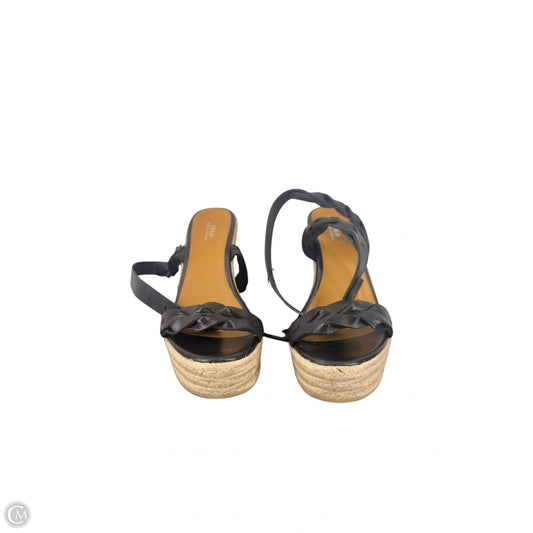 Shoes Heels Wedge By Polo Ralph Lauren In Black, Size: 5
