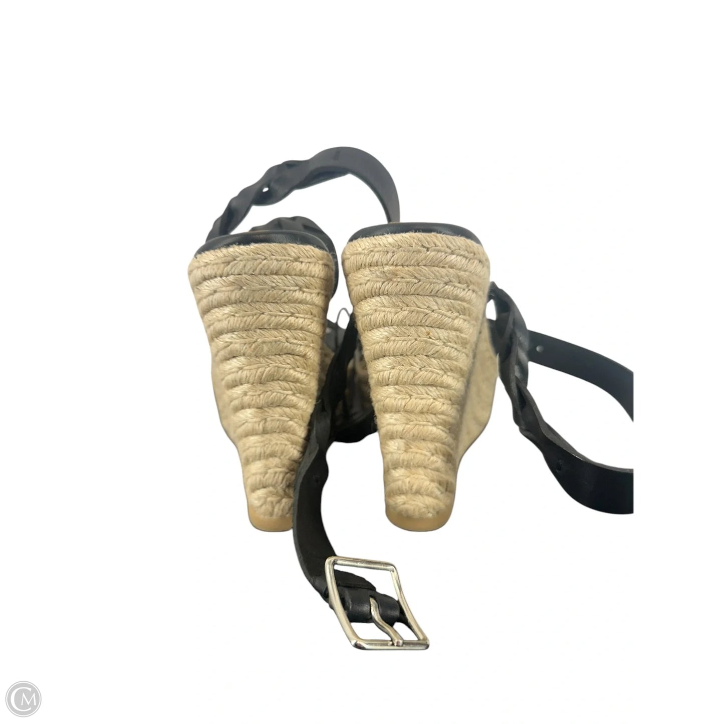 Shoes Heels Wedge By Polo Ralph Lauren In Black, Size: 5