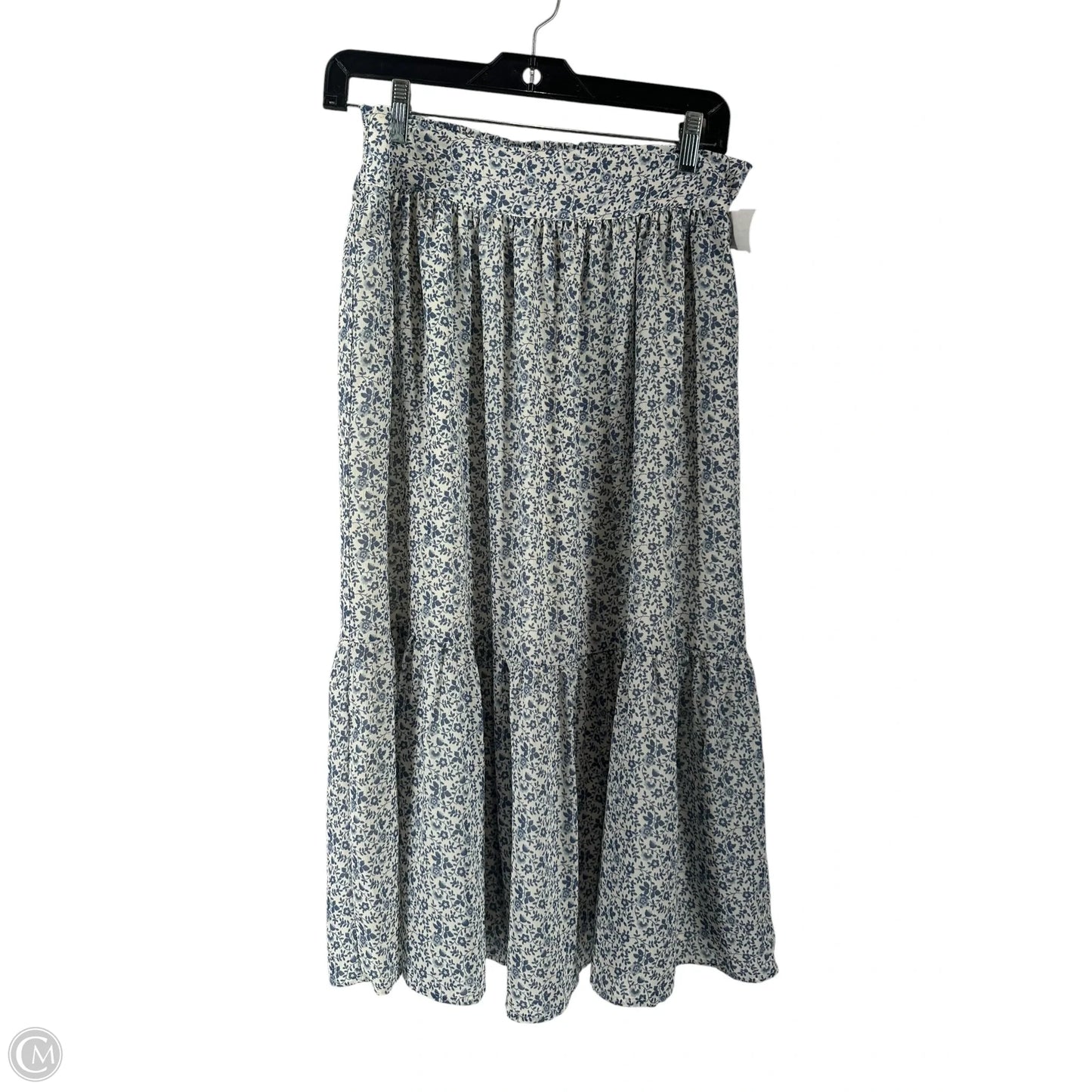 Skirt Maxi By Madewell In Blue, Size: M