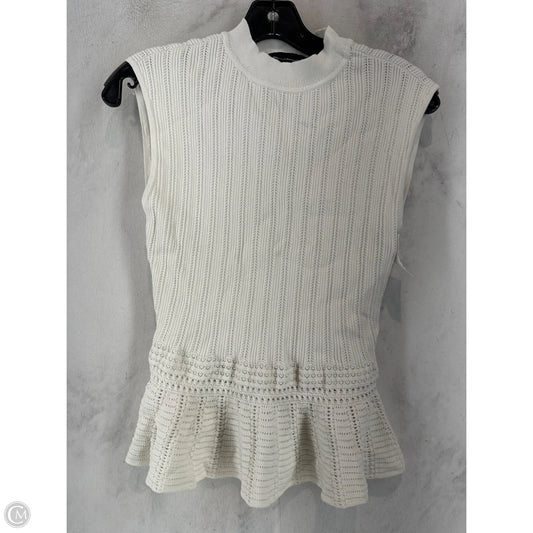Top Short Sleeve By White House Black Market In White, Size: S