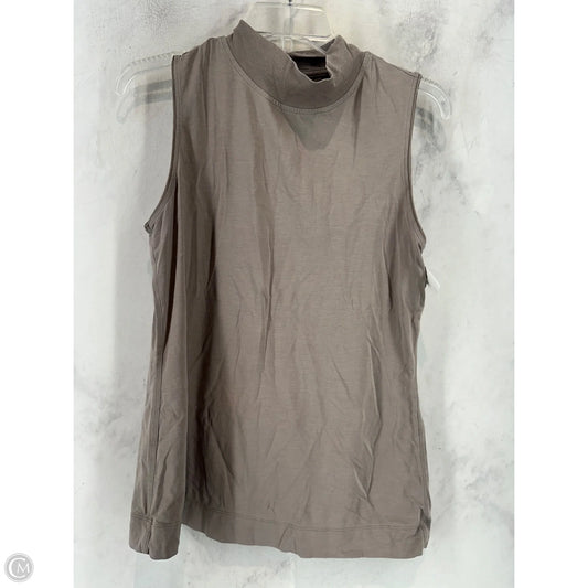 Athletic Top Long Sleeve Collar By Athleta In Grey, Size: S