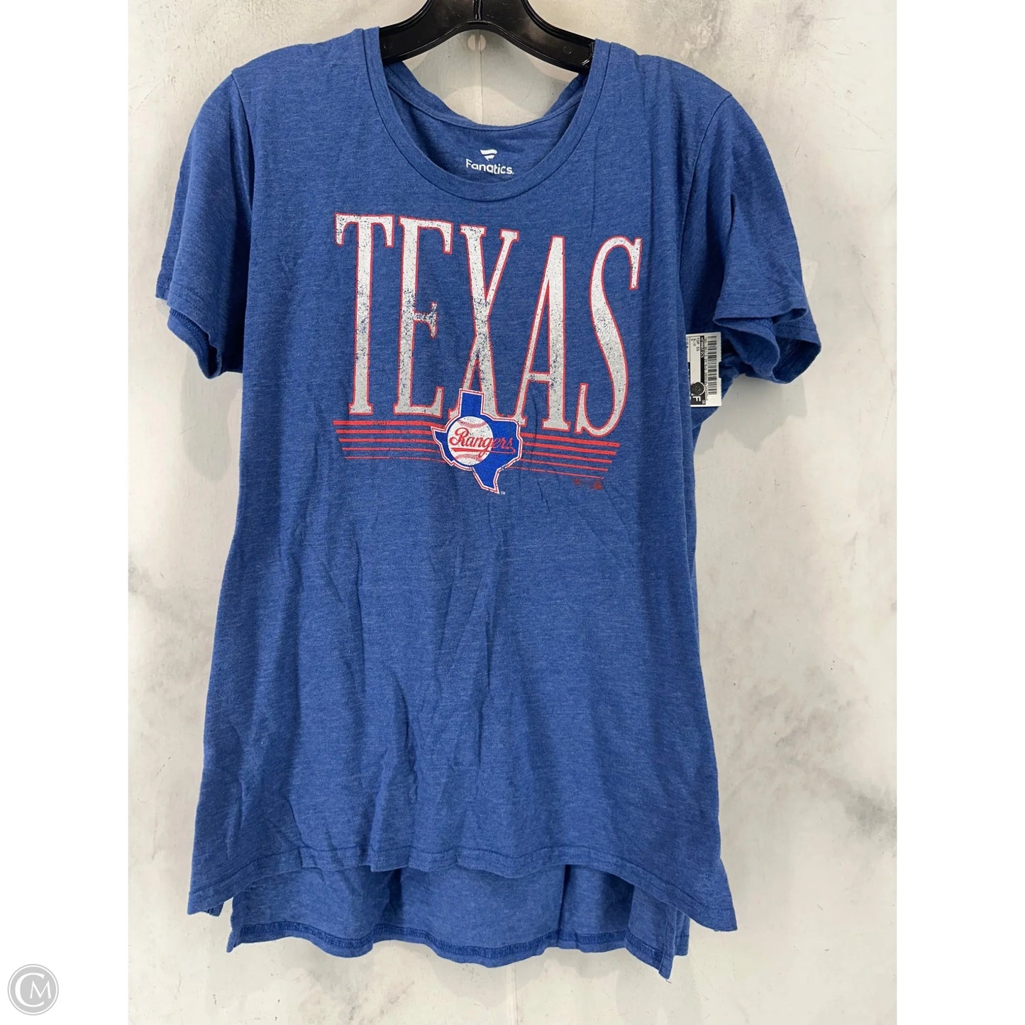 Top Short Sleeve By Fanatics In Blue, Size: M