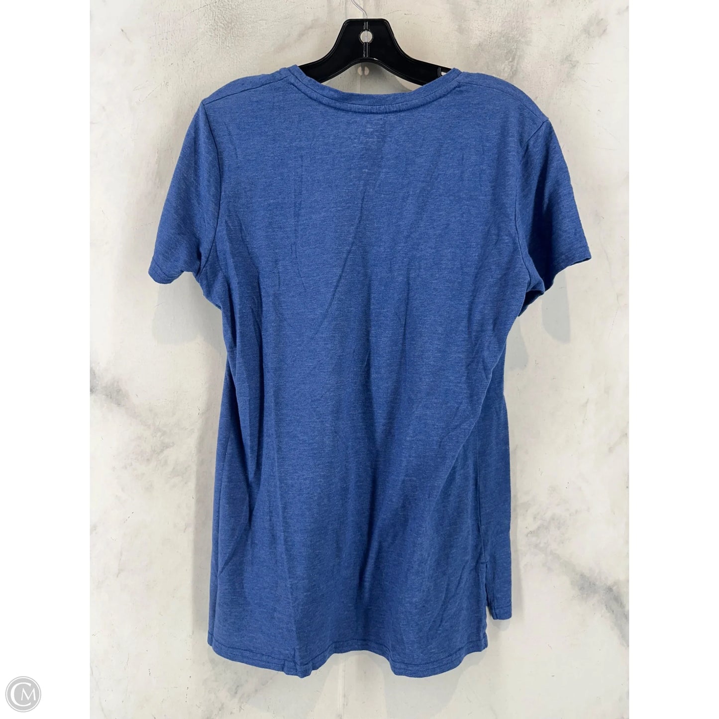 Top Short Sleeve By Fanatics In Blue, Size: M