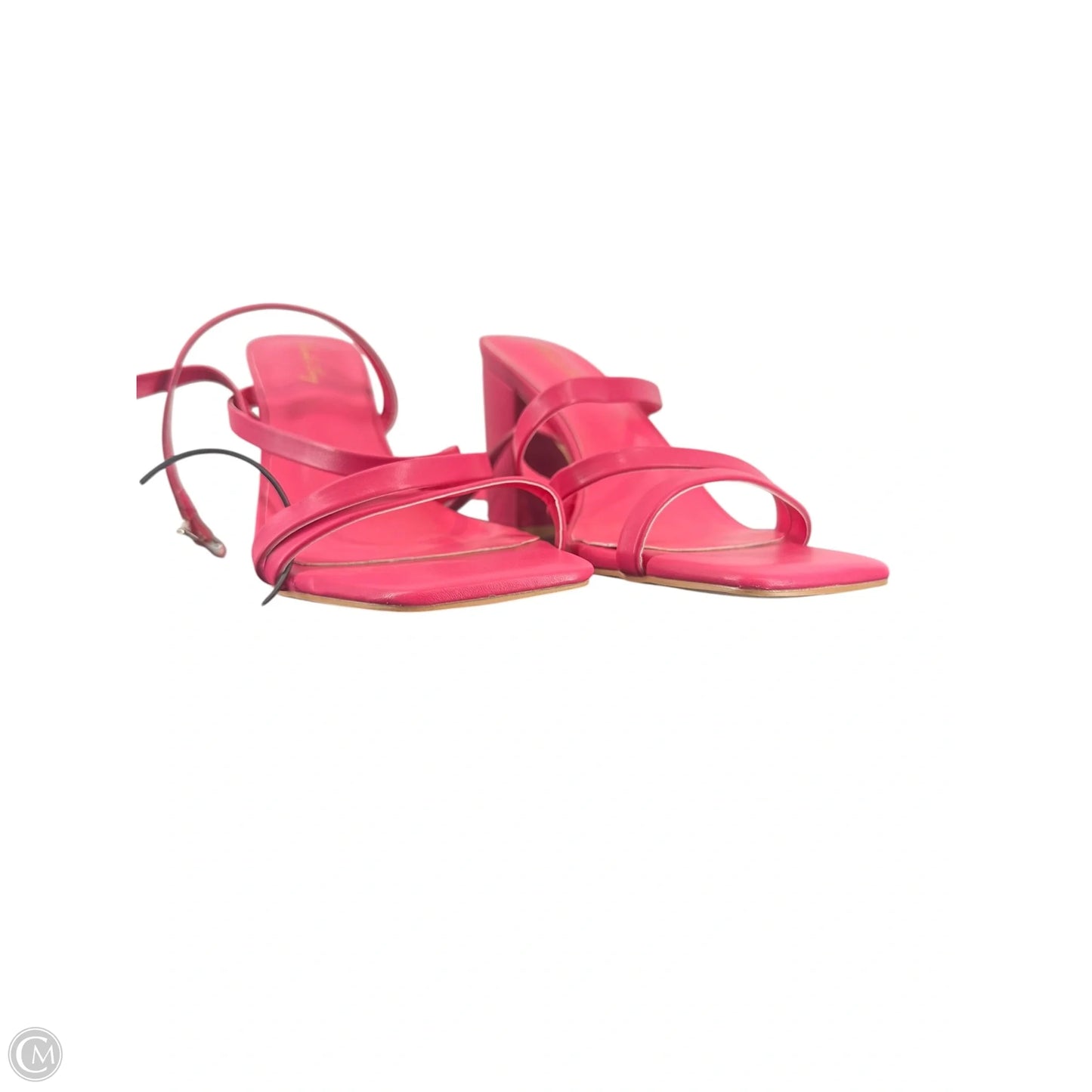 Shoes Heels Block By Clothes Mentor In Pink, Size: 8