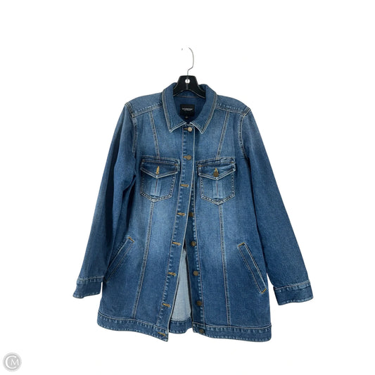 Jacket Denim By Liverpool In Blue Denim, Size: L