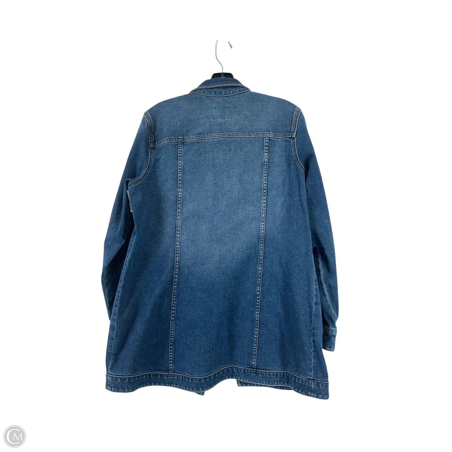 Jacket Denim By Liverpool In Blue Denim, Size: L