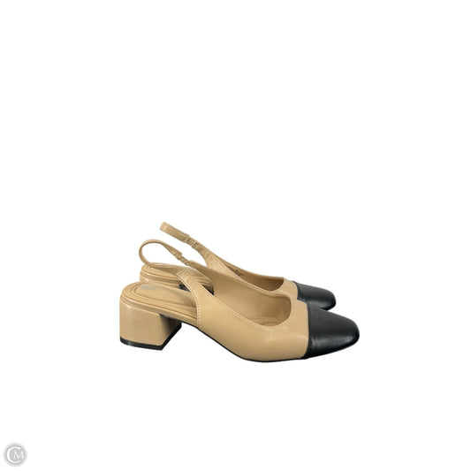 Shoes Heels Kitten By Solanz In Brown, Size: 6