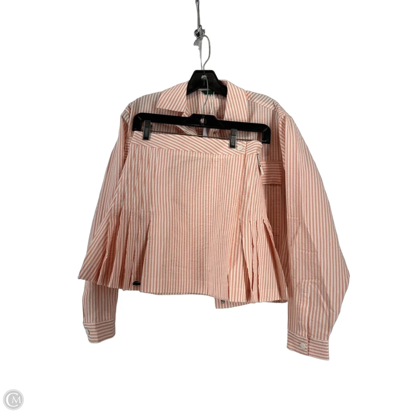 Skirt Set 2pc By Lacoste In Pink, Size: 4