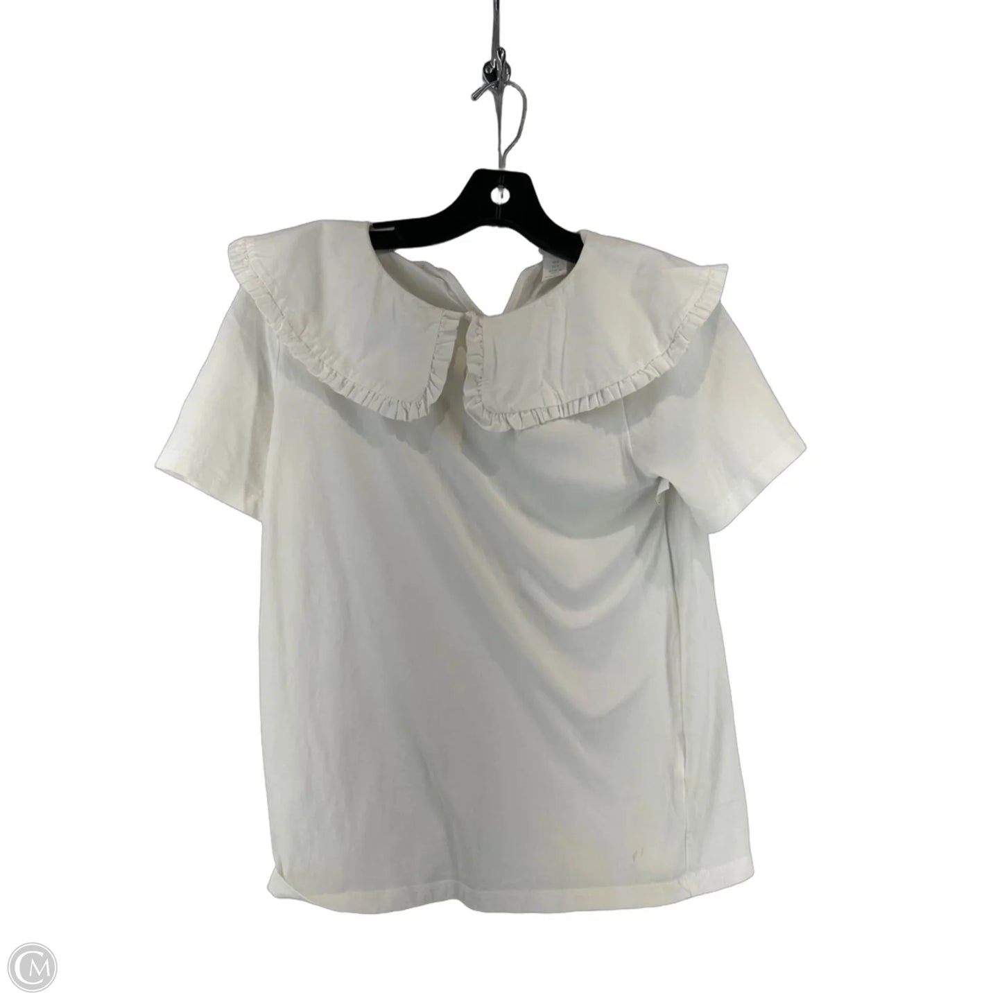 Top Short Sleeve By H&m In White, Size: S