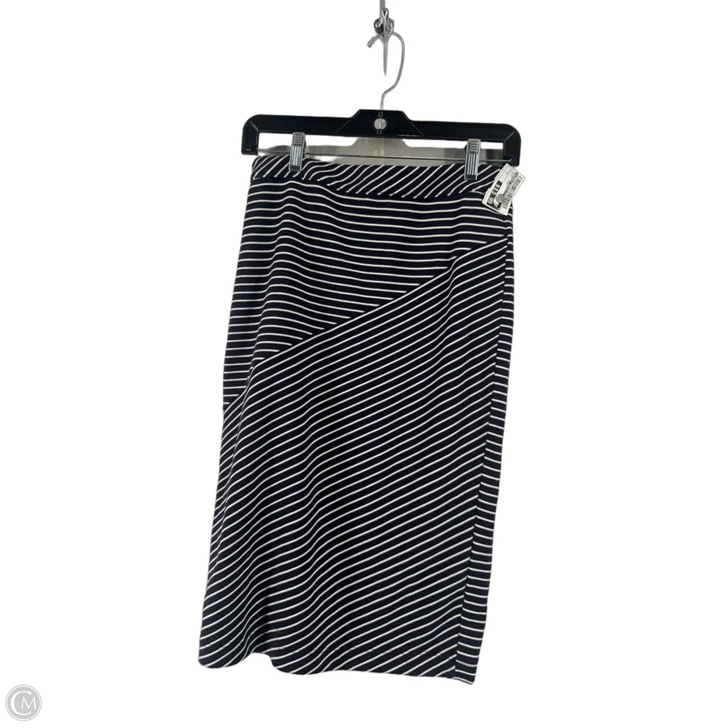 Skirt Midi By Banana Republic In Navy, Size: 2