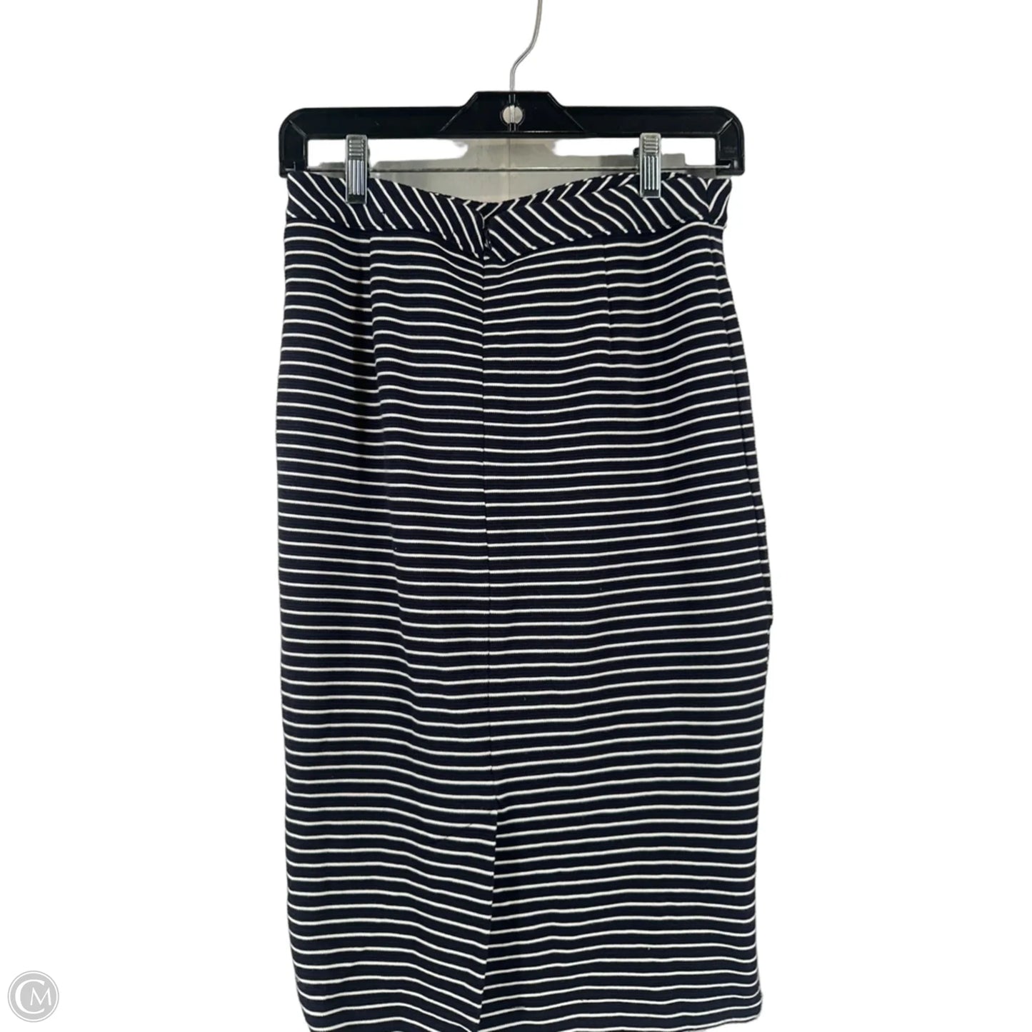 Skirt Midi By Banana Republic In Navy, Size: 2