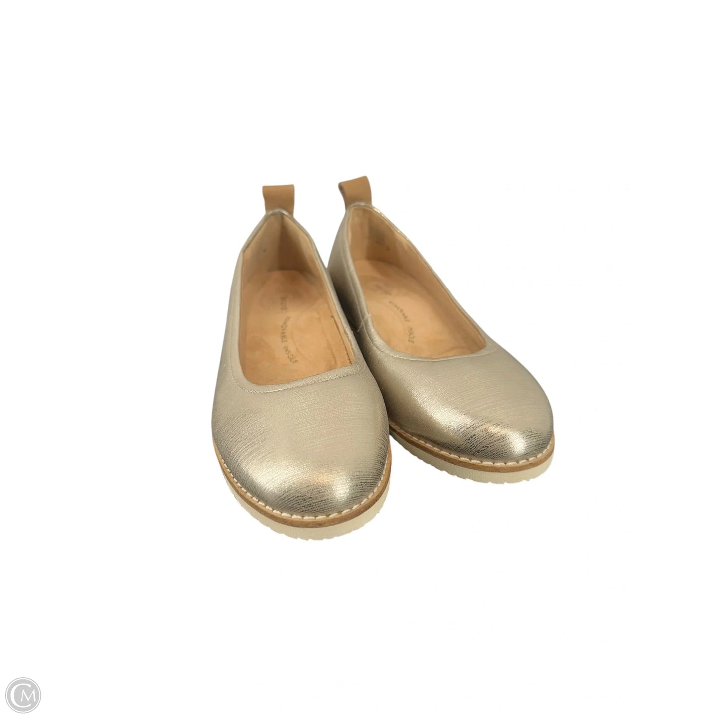 Shoes Flats By Clothes Mentor In Silver, Size: 7