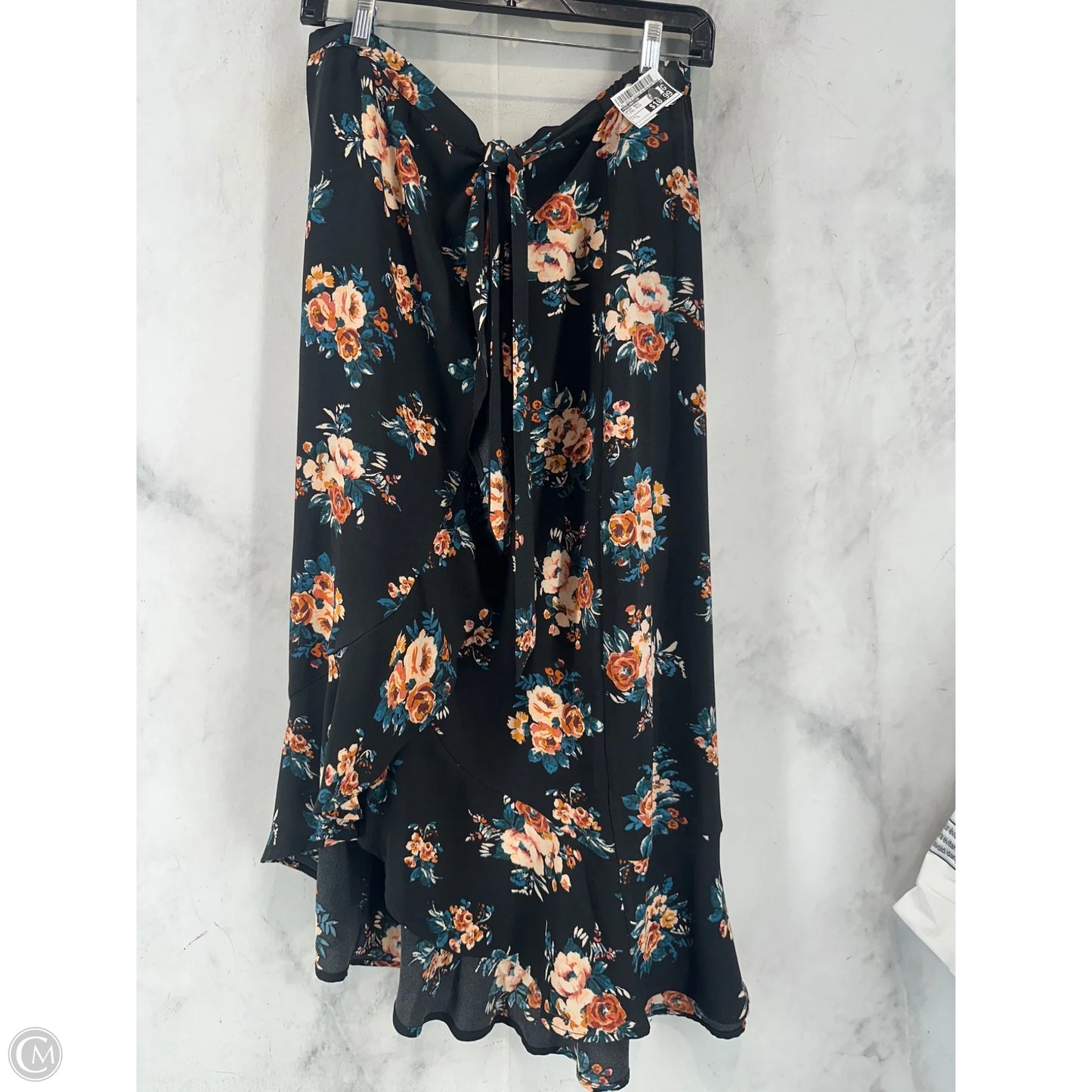 Skirt Maxi By Xhilaration In Floral Print, Size: L