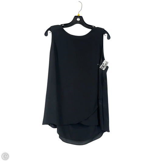 Top Sleeveless By Chicos In Black, Size: S