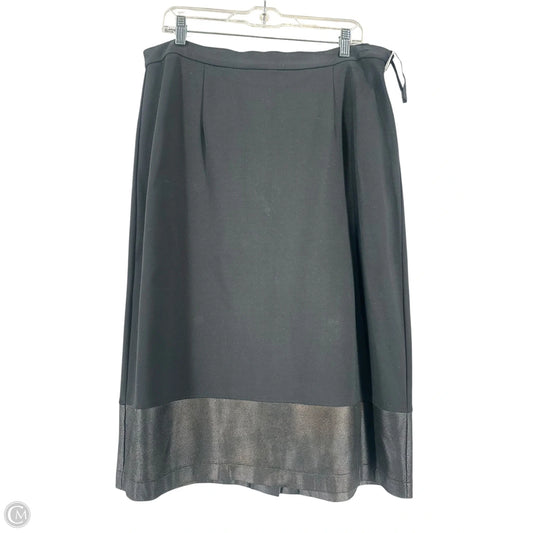 Skirt Midi By Preston And New York In Black, Size: 14