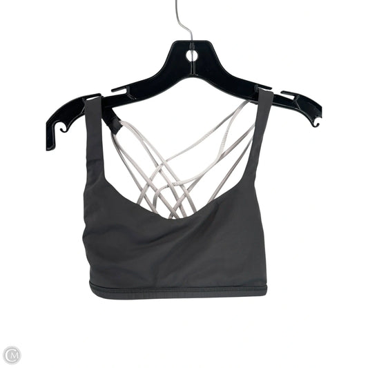 Athletic Bra By Lululemon In Grey, Size: 8