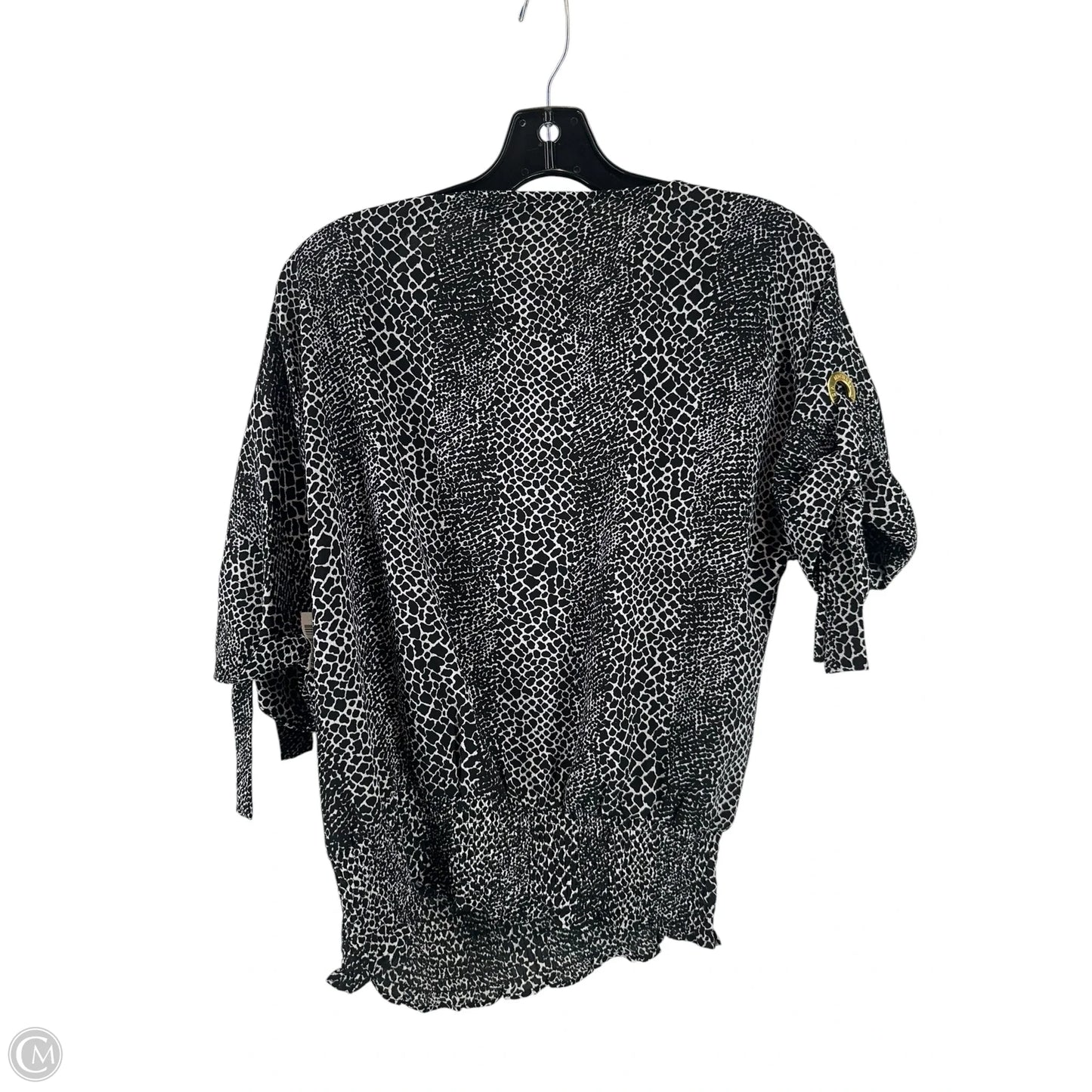Top Short Sleeve By Michael By Michael Kors In Black, Size: M
