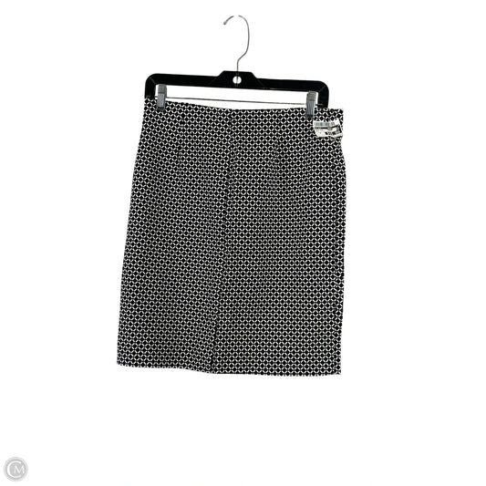 Skirt Midi By J. Jill In Black & White, Size: Sp