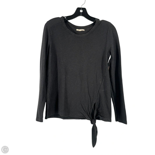 Top Long Sleeve By Madewell In Black, Size: S
