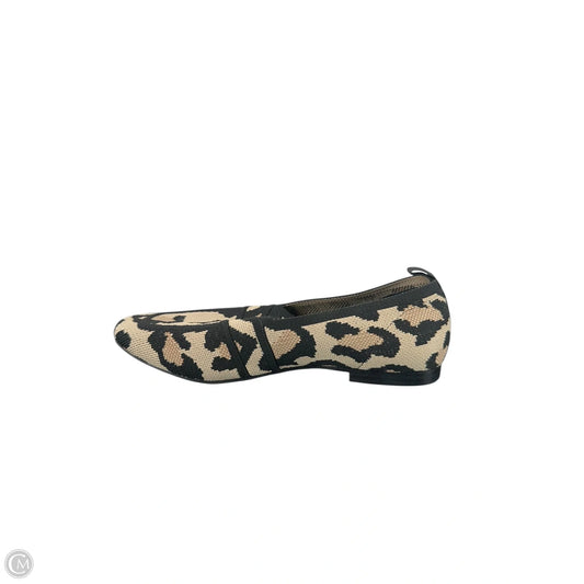 Shoes Flats By Clothes Mentor In Leopard Print, Size: 8