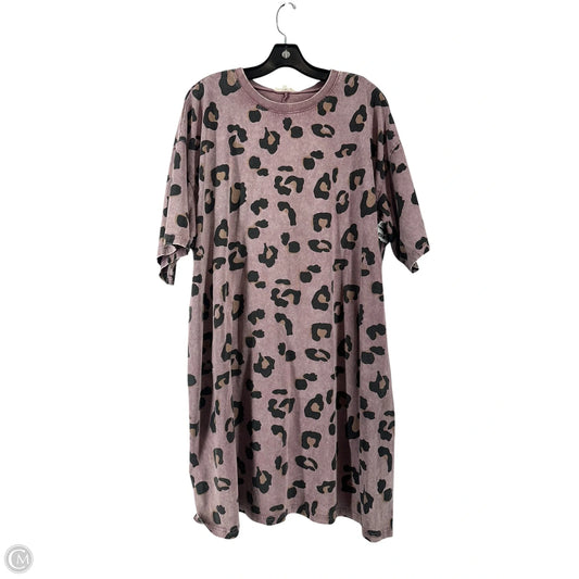 Dress Casual Short By Easel In Purple, Size: 2x