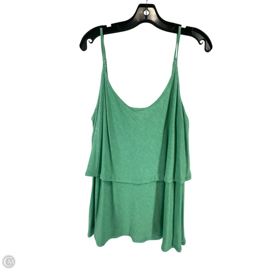 Top Sleeveless By Cabi In Green, Size: L