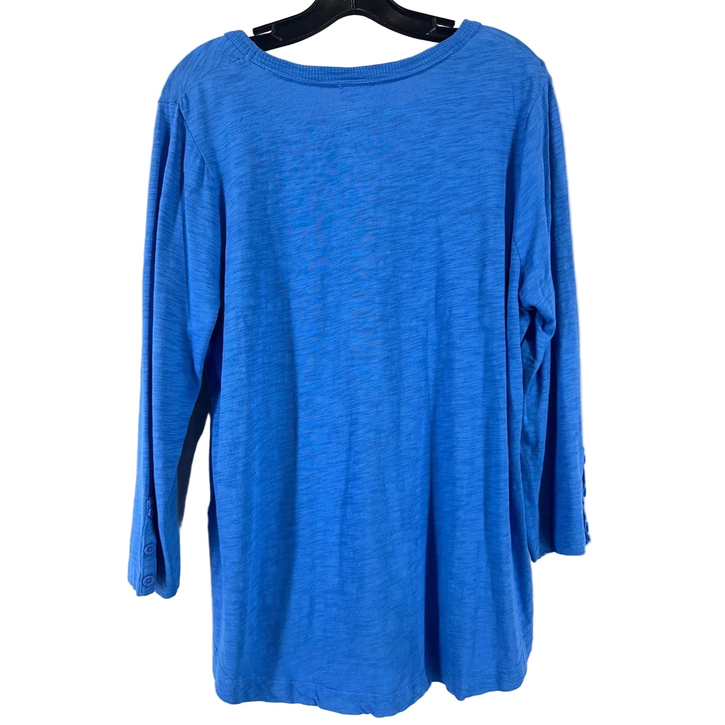 Top Short Sleeve By Chicos In Blue, Size: 2