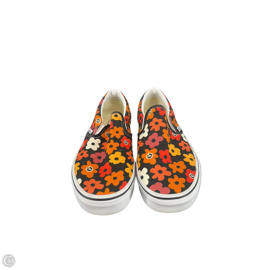 Shoes Sneakers By Vans In Floral Print, Size: 9.5